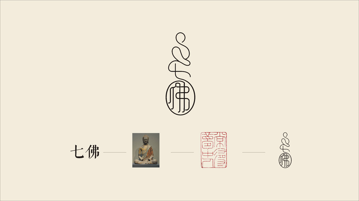 七佛貢茶品牌LOGO設(shè)計_成都茶葉品牌設(shè)計公司_成都茶葉LOGO設(shè)計公司_成都茶葉VI設(shè)計公司